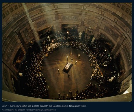 JFK lying in state at the Capitol