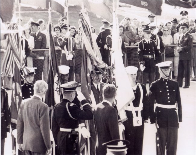 JFK and Prime Minister McMillan of England